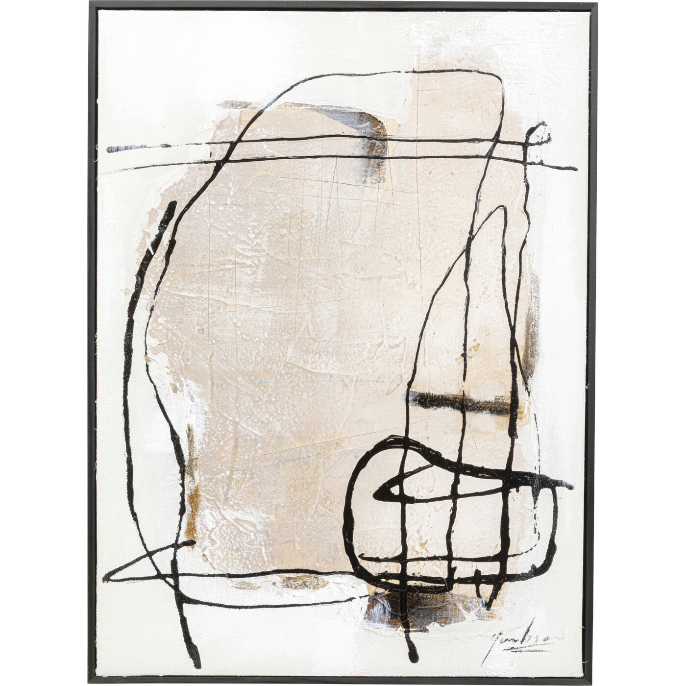 Картина в раме Dust Grey 55x75cm от KARE Design