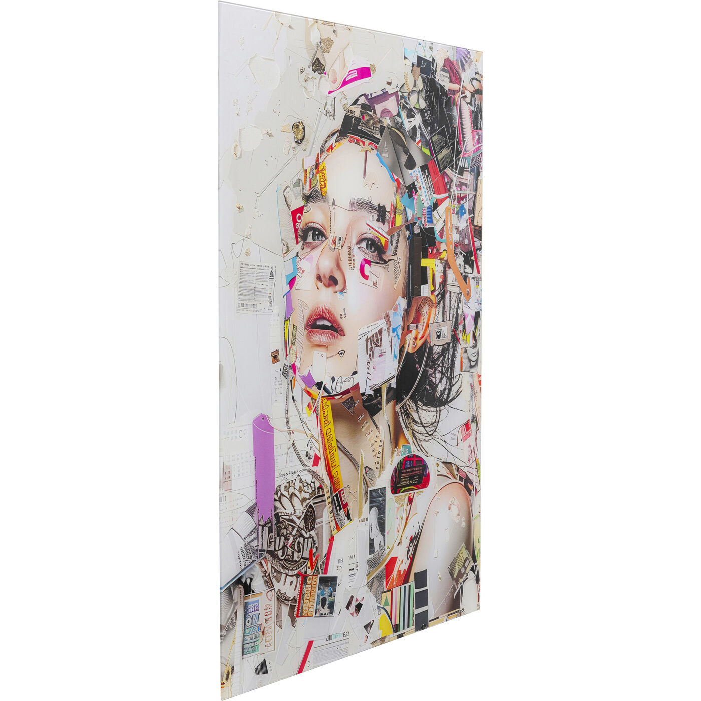 Картина стеклянная Artsy Portrait Side «Портрет в профиль» 80x120 см от KARE Design
