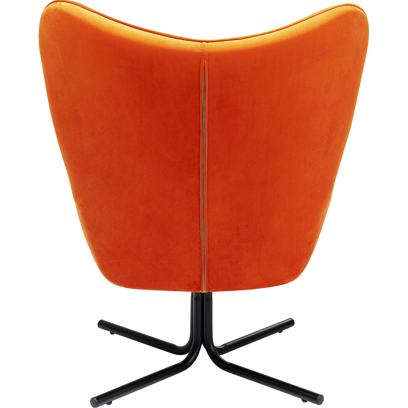 Кресло вращающееся Oscar Velvet Orange от KARE Design