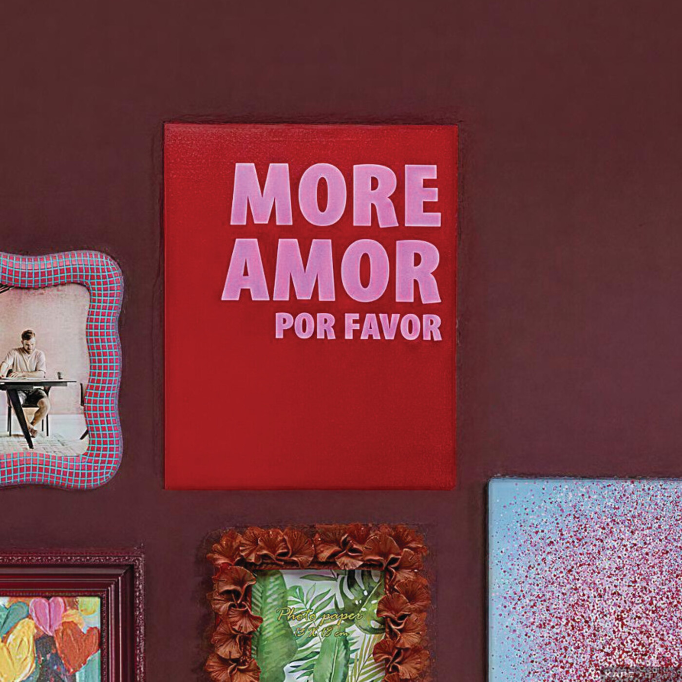 Картина в раме More Amour «Больше любви» 40x50 см от KARE Design