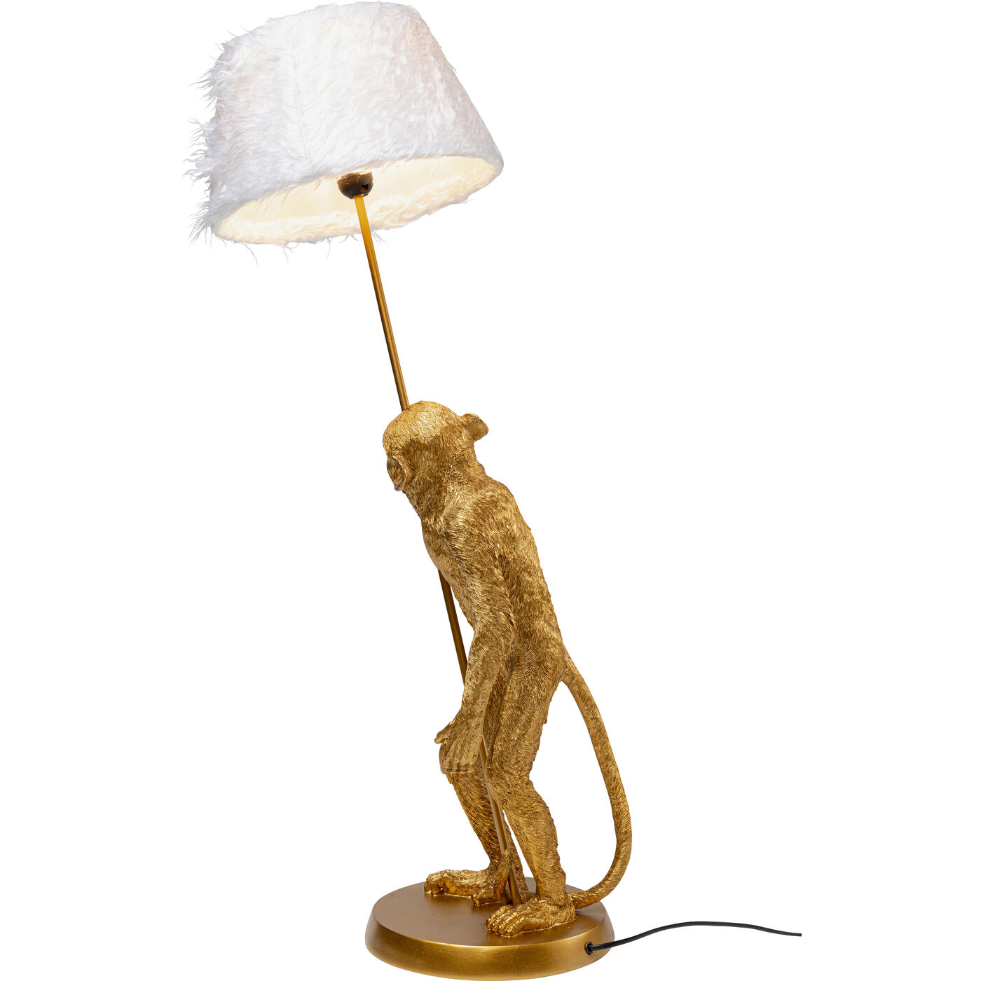 Светильник настольный Animal Standing Monkey Gold 51 см от KARE Design