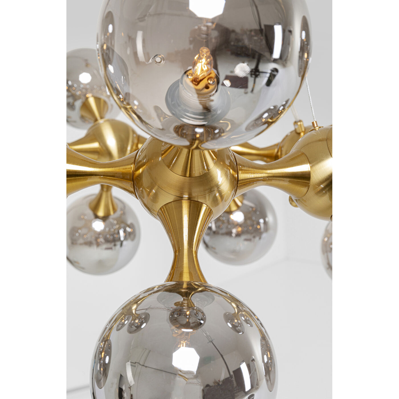 Светильник подвесной Atomic Balls Brass Ø74 см от KARE Design
