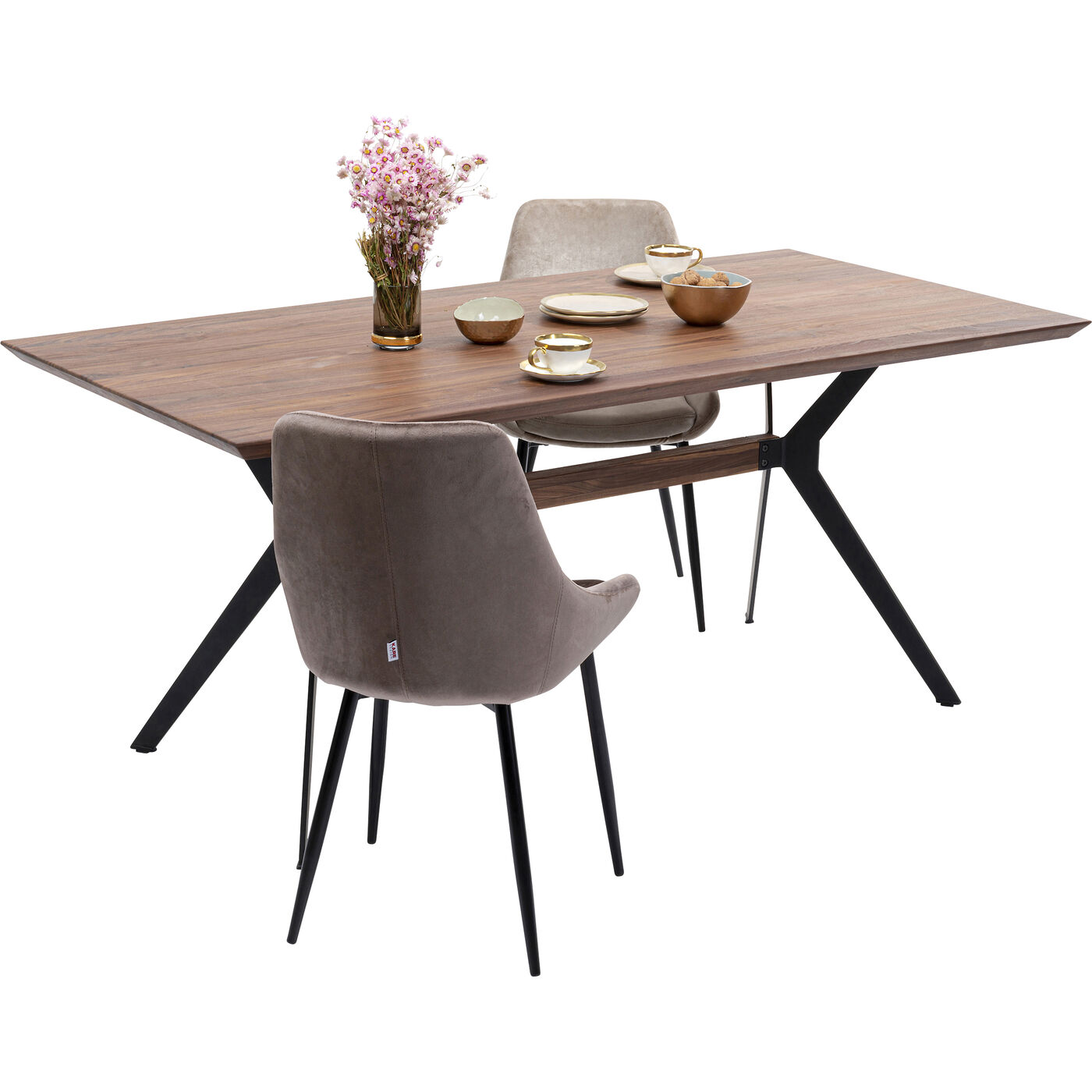 Стол Downtown Walnut 220x100 см от KARE Design