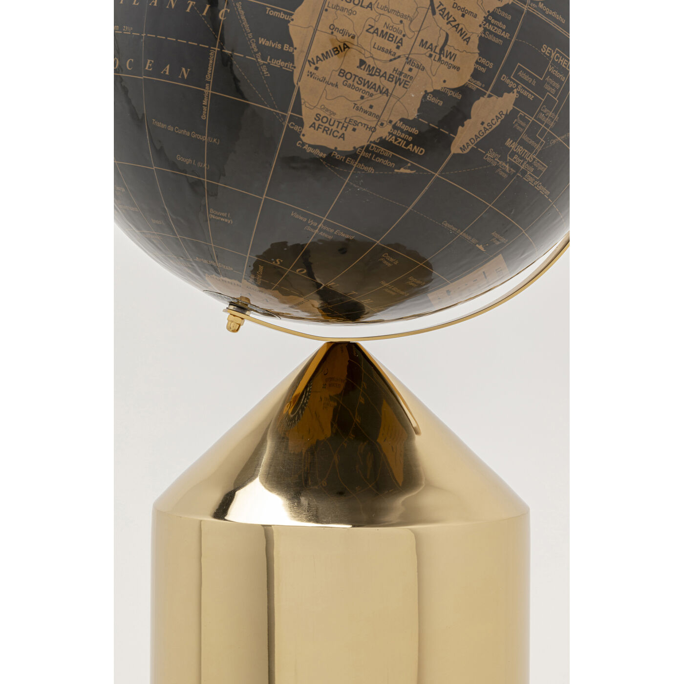 Объект декоративный Globe Top «Глобус с верхушкой» 132 см, Золотой от KARE Design