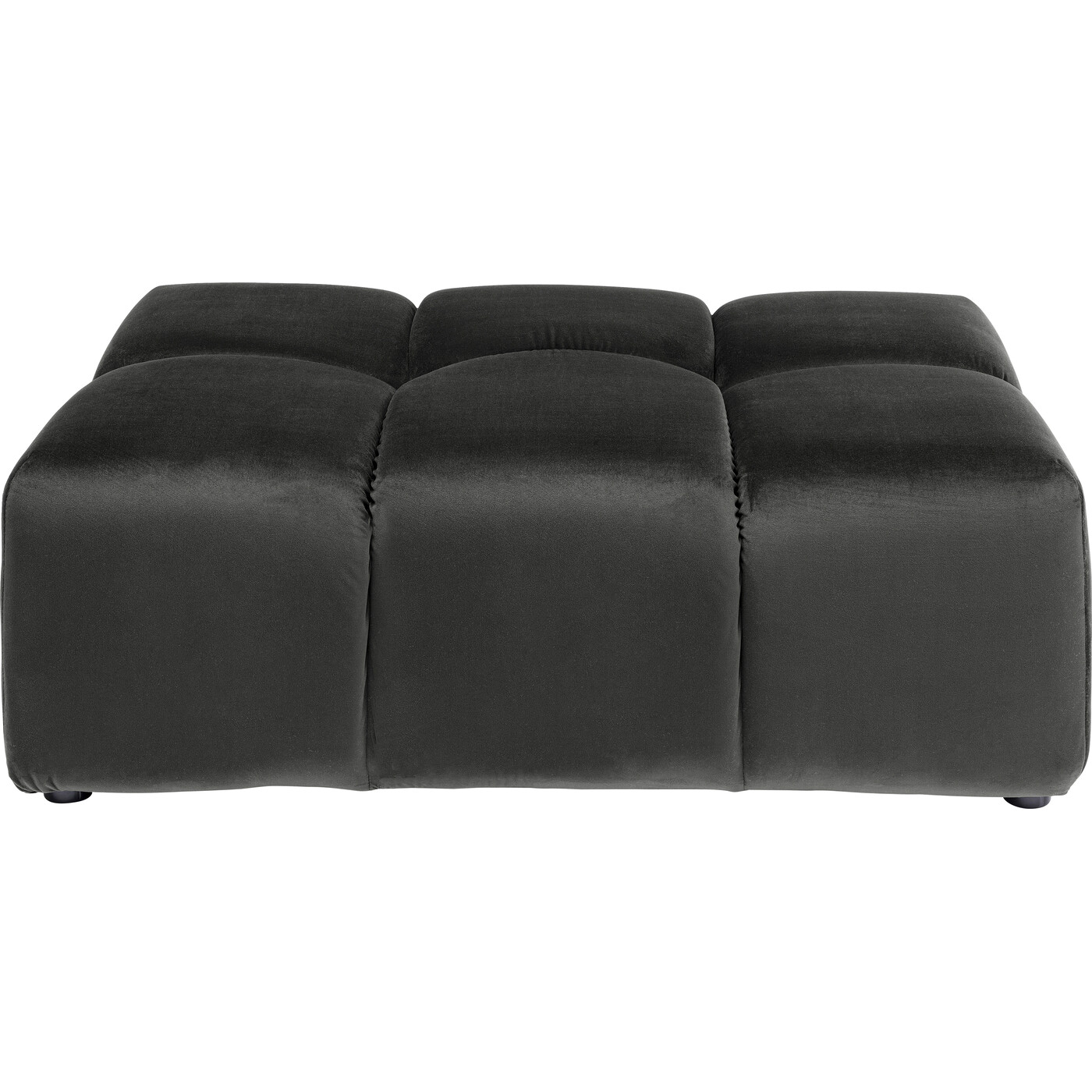 Пуф Belami Velvet Grey 105x70 см от KARE Design