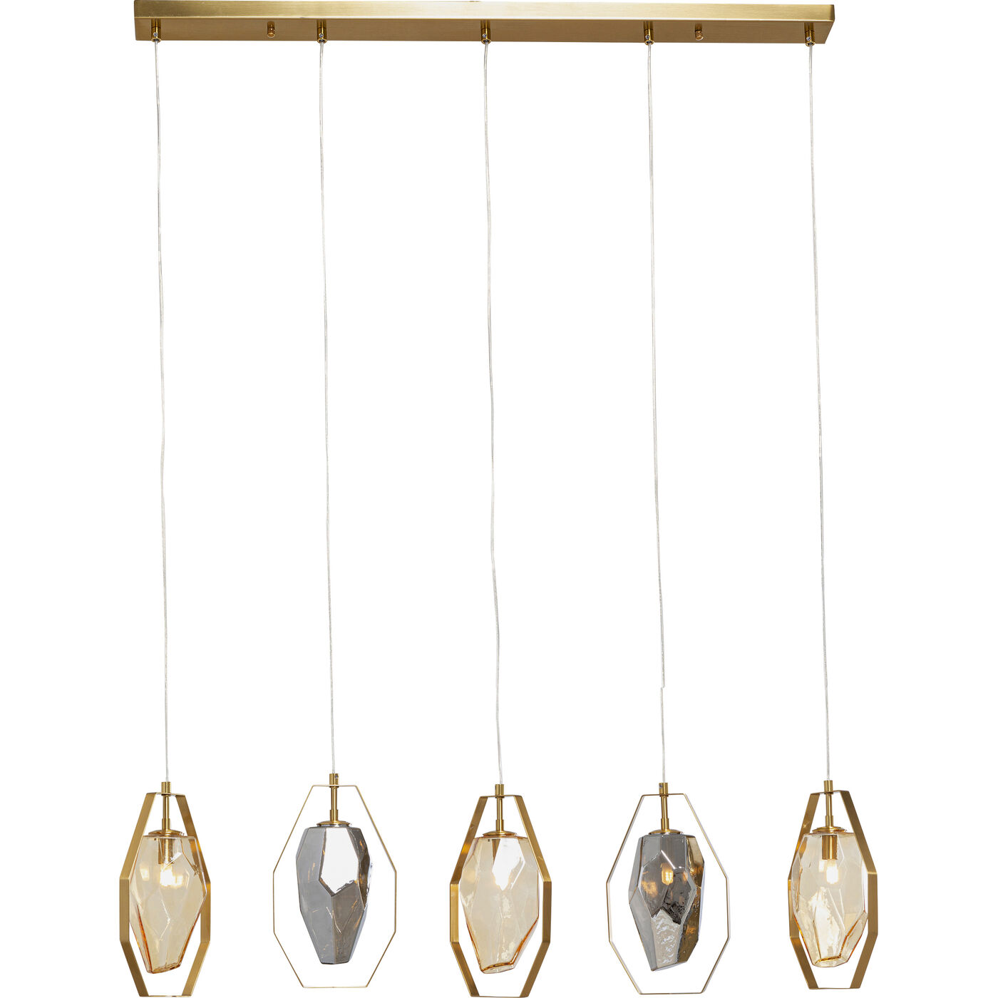 Светильник подвесной Diamond Fever Dining Brass 110 см от KARE Design