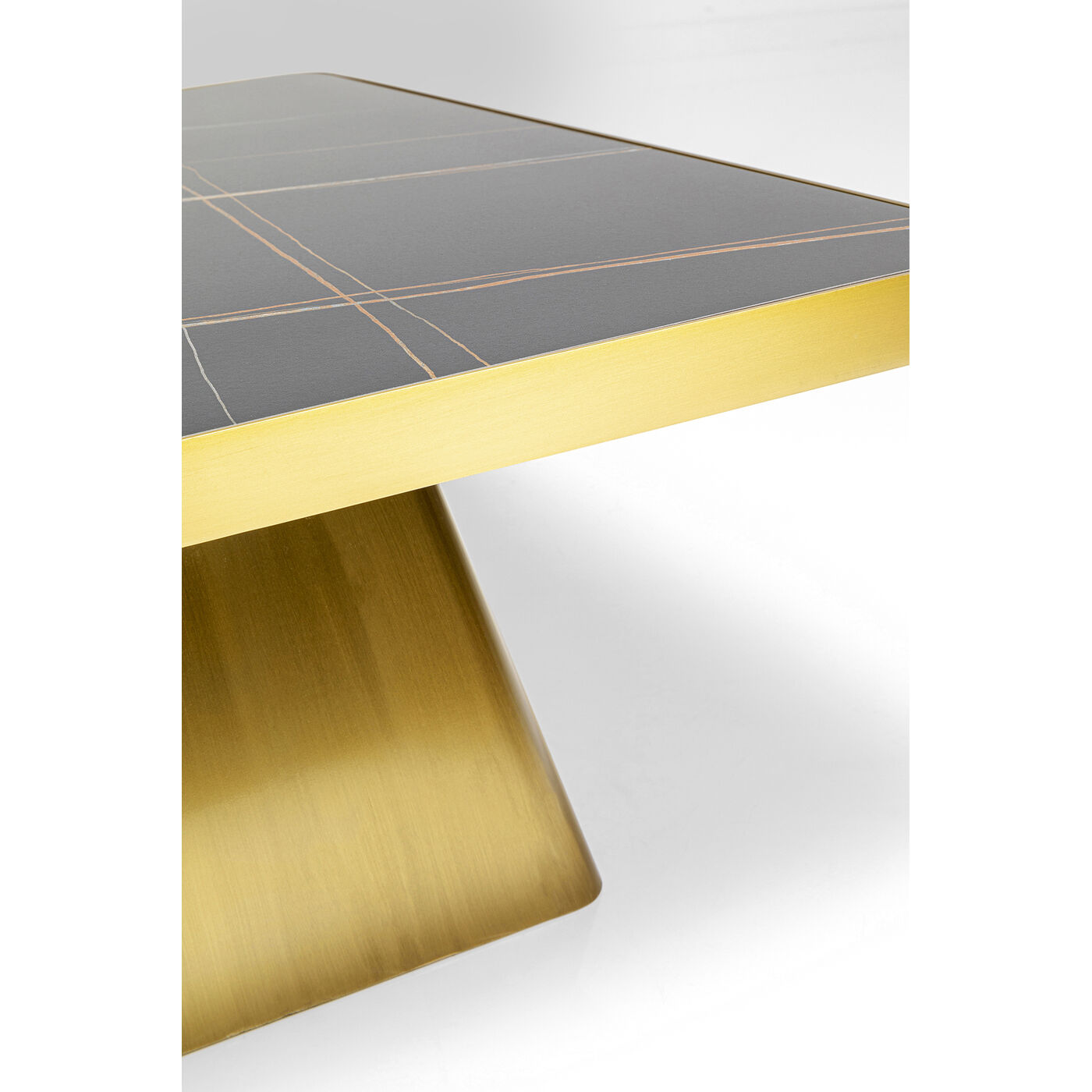 Стол кофейный Miler Gold 80x80 см от KARE Design