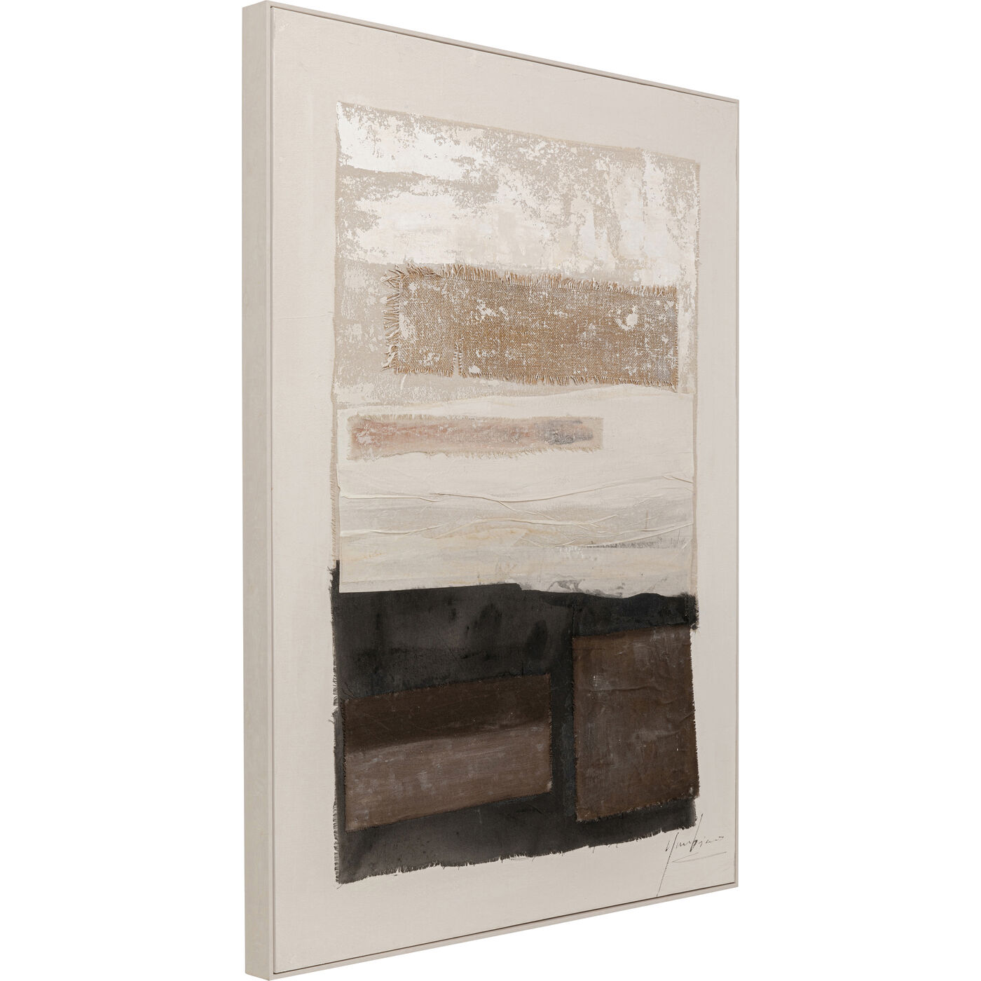 Картина Lontano Brown «Абстракция» 90x120 см, Коричневый от KARE Design
