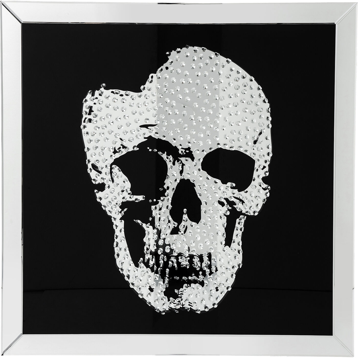 Картина Mirror Skull «Череп» 100x100 см