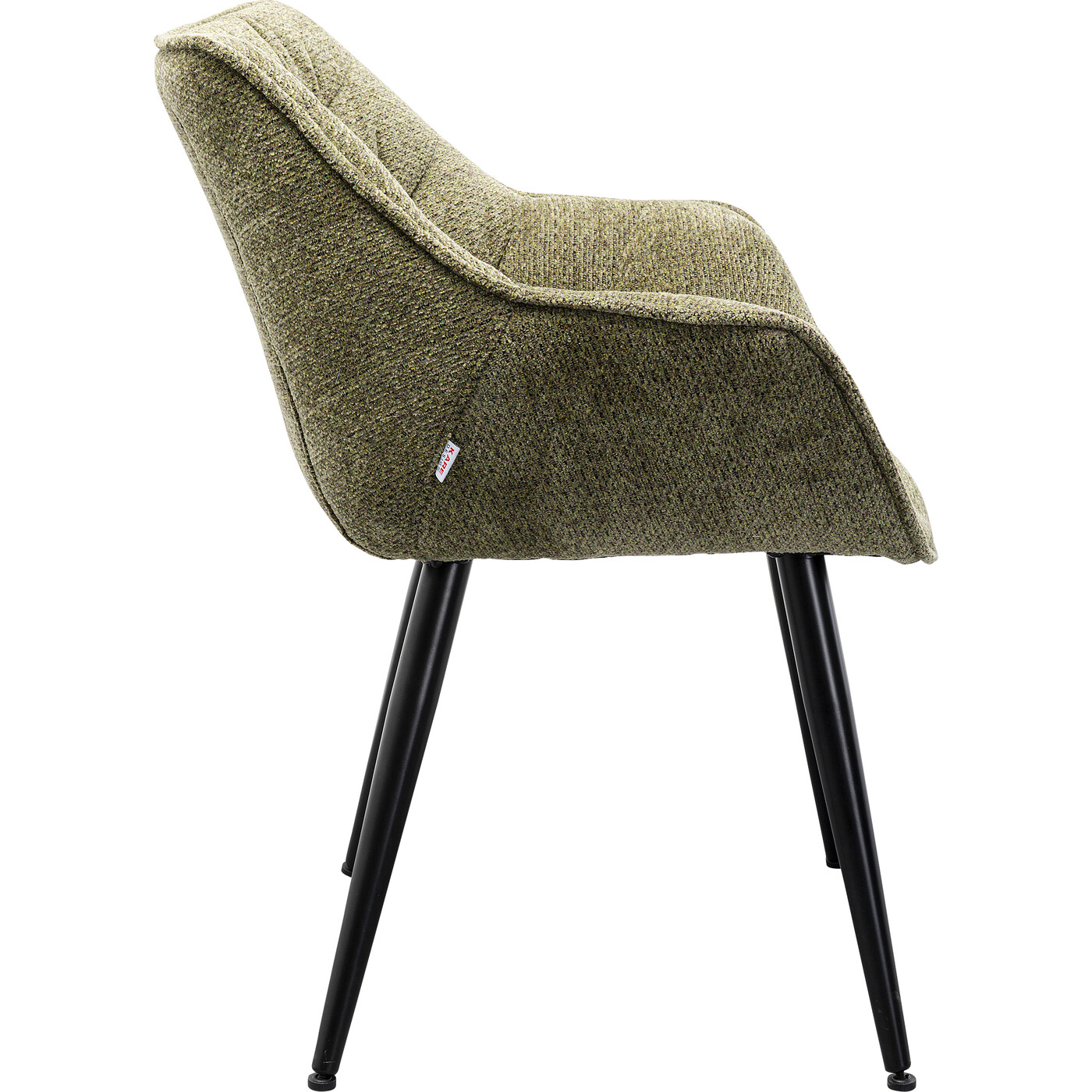Стул с подлокотниками Thelma Melange Green от KARE Design