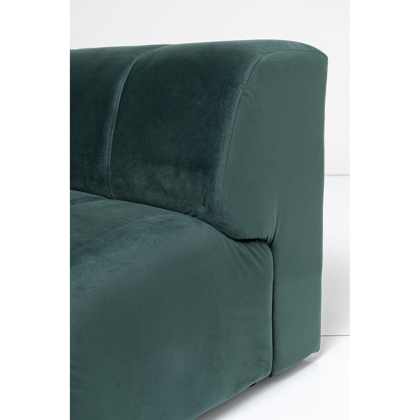 Диван угловой левосторонний Belami Velvet Dark Green Left 265 см от KARE Design