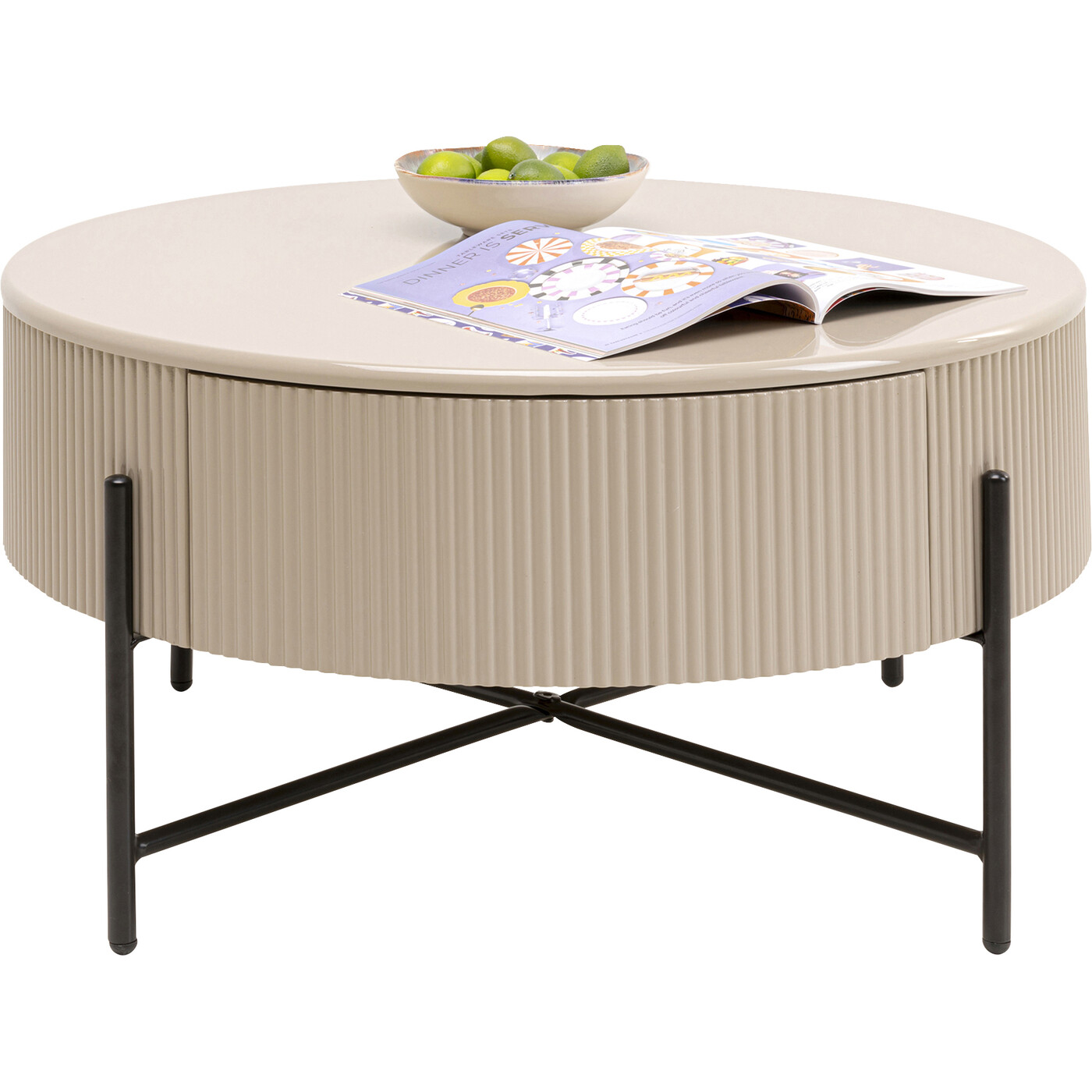 Стол кофейный Riffle Ø80cm от KARE Design