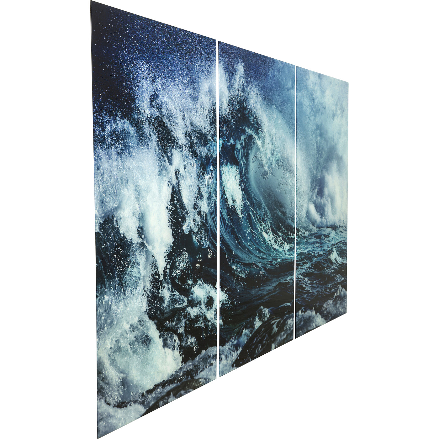 Картина Triptychon Wave «Волна» 160x240 см (3 шт) от KARE Design
