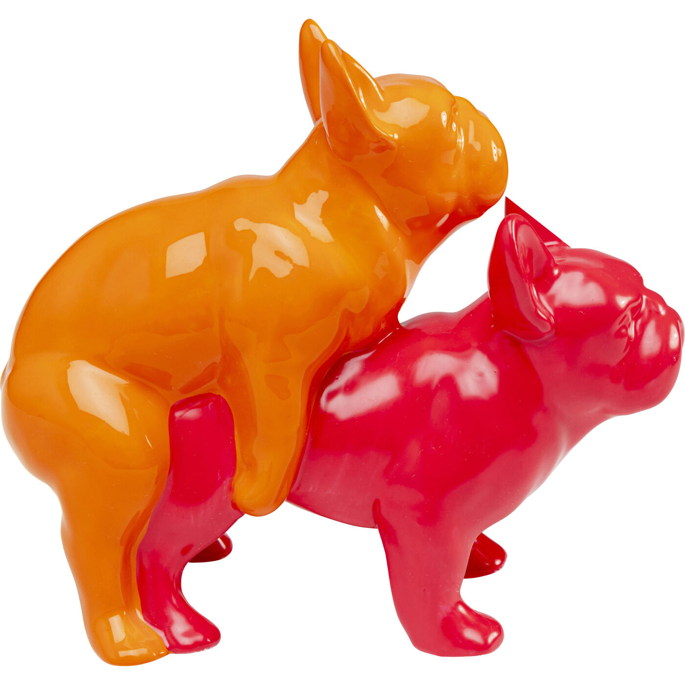Фигура декоративная Love Dogs «Влюблённые псы», Розовый от KARE Design