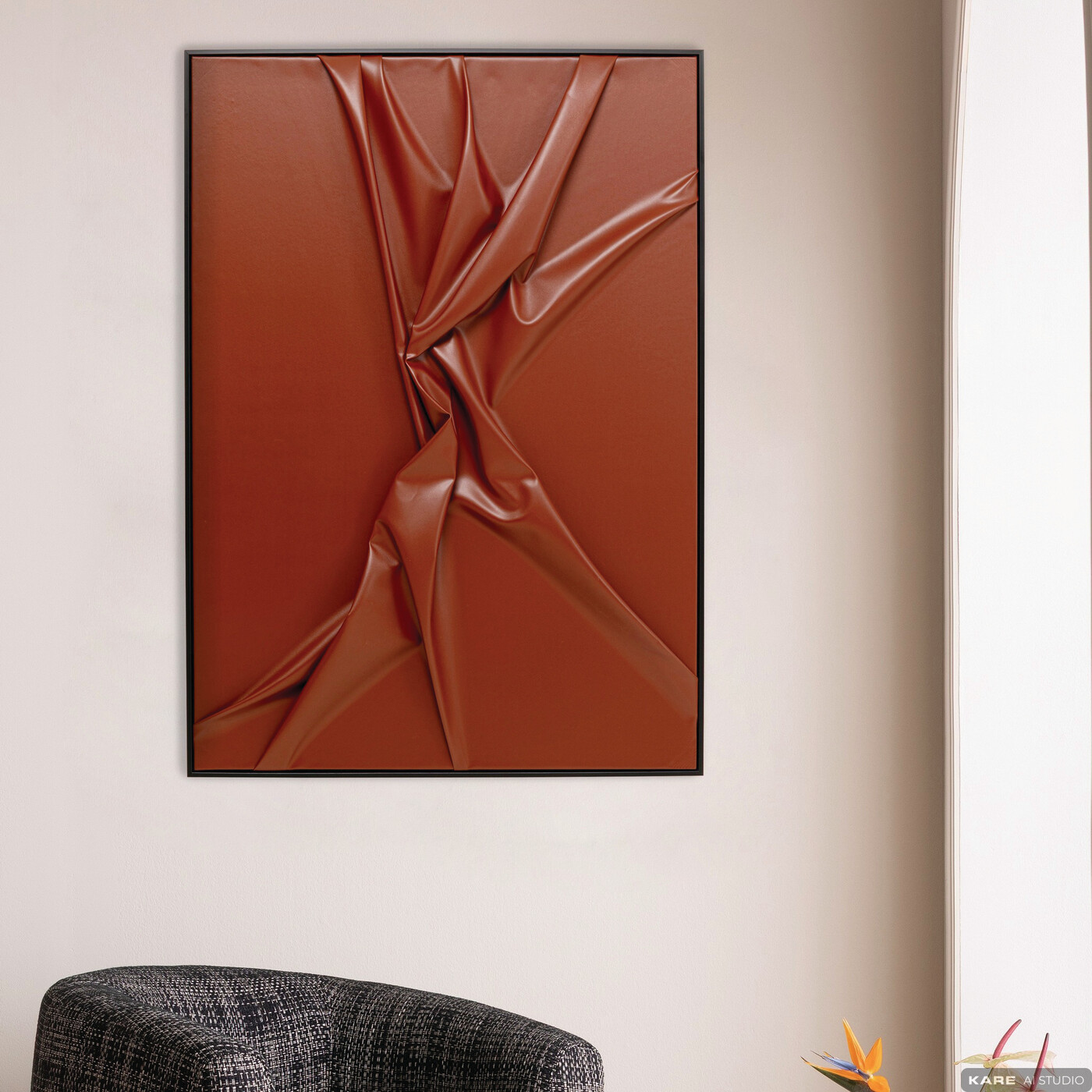 Картина в раме Crincle Knot «Узел» от KARE Design