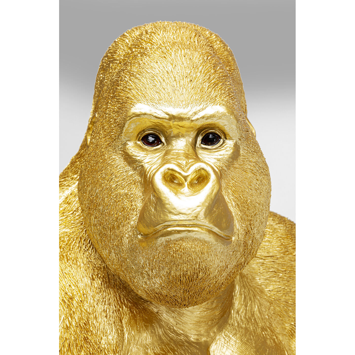 Фигура декоративная Monkey Gorilla Side XL «Горилла сбоку XL» 76 см, Золотой от KARE Design