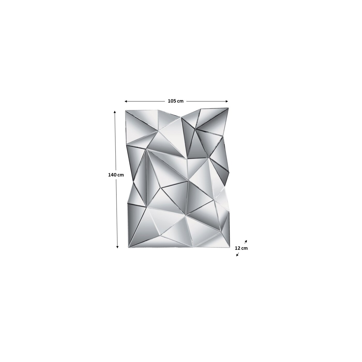 Зеркало Prisma 140x105 см от KARE Design