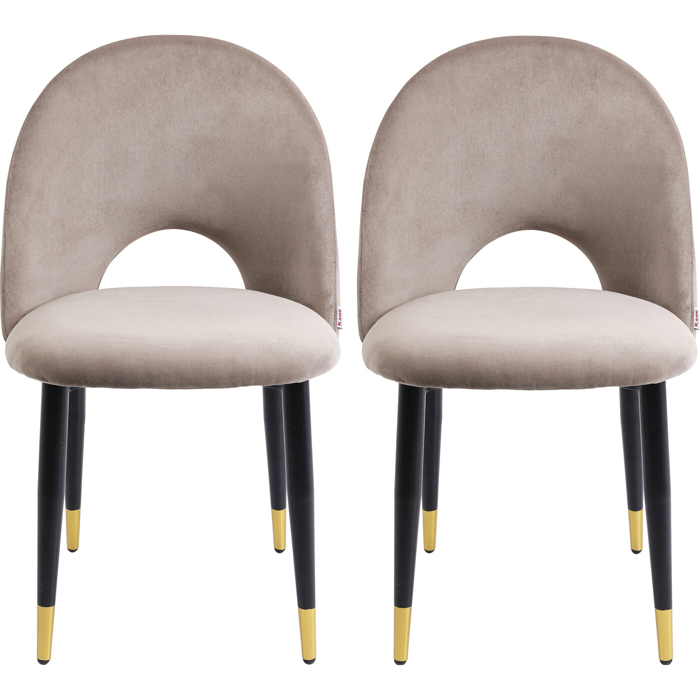 Стул Iris Velvet Taupe (2 шт) от KARE Design