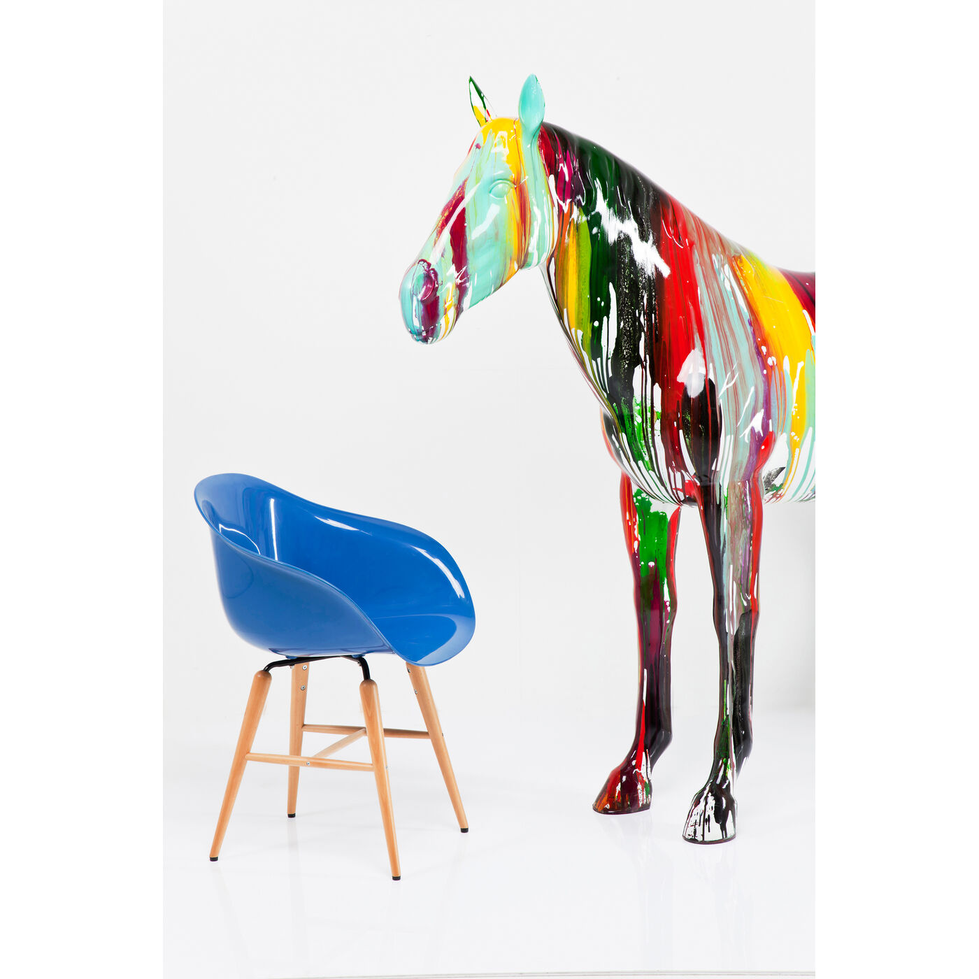 Фигура декоративная Horse Colore «Разноцветная лошадь» от KARE Design