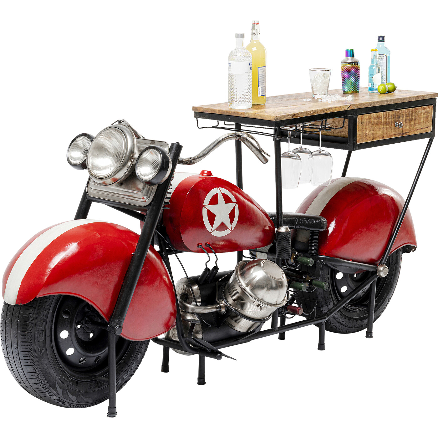Барный шкаф Motorbike Red от KARE Design