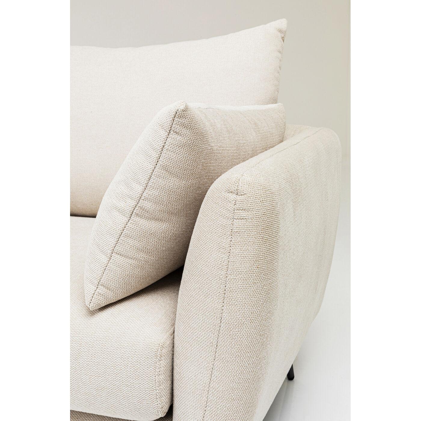 Диван угловой левосторонний Amalfi Left Creme 275 см от KARE Design