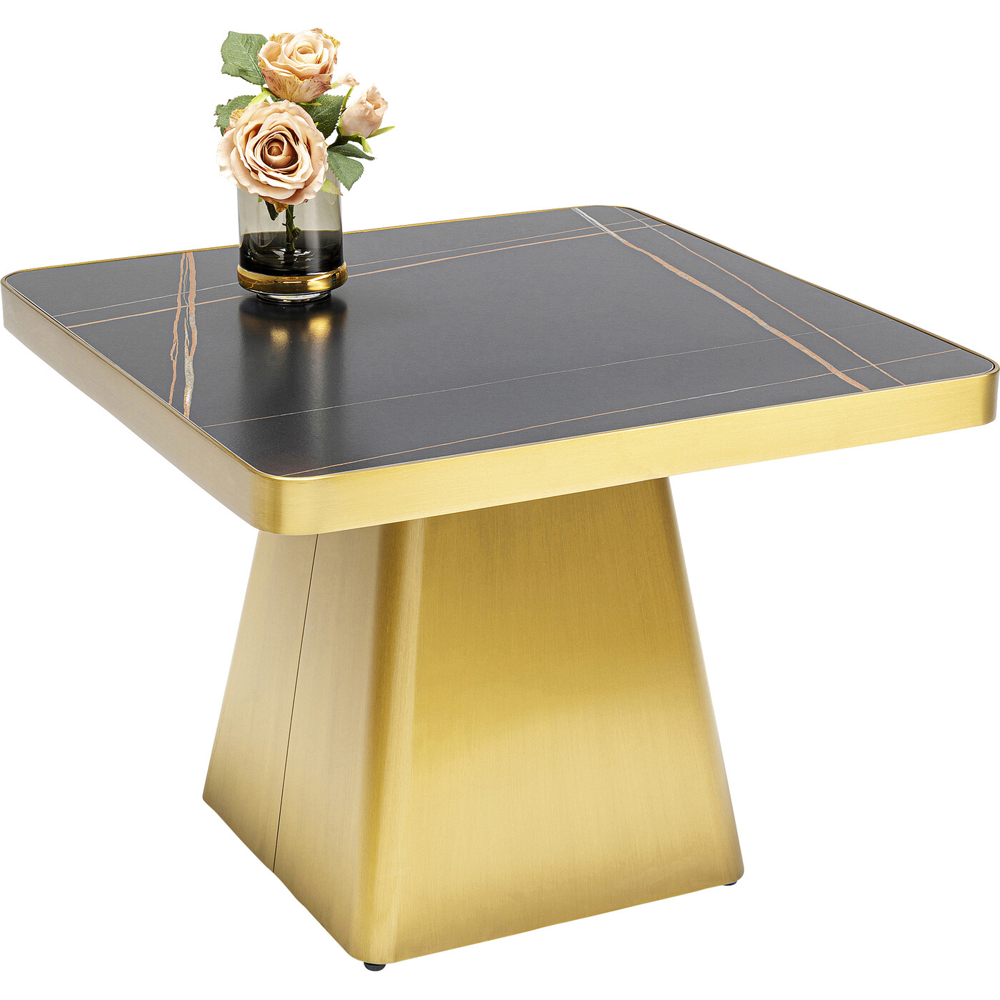 Стол кофейный Miler Gold 80x80 см от KARE Design