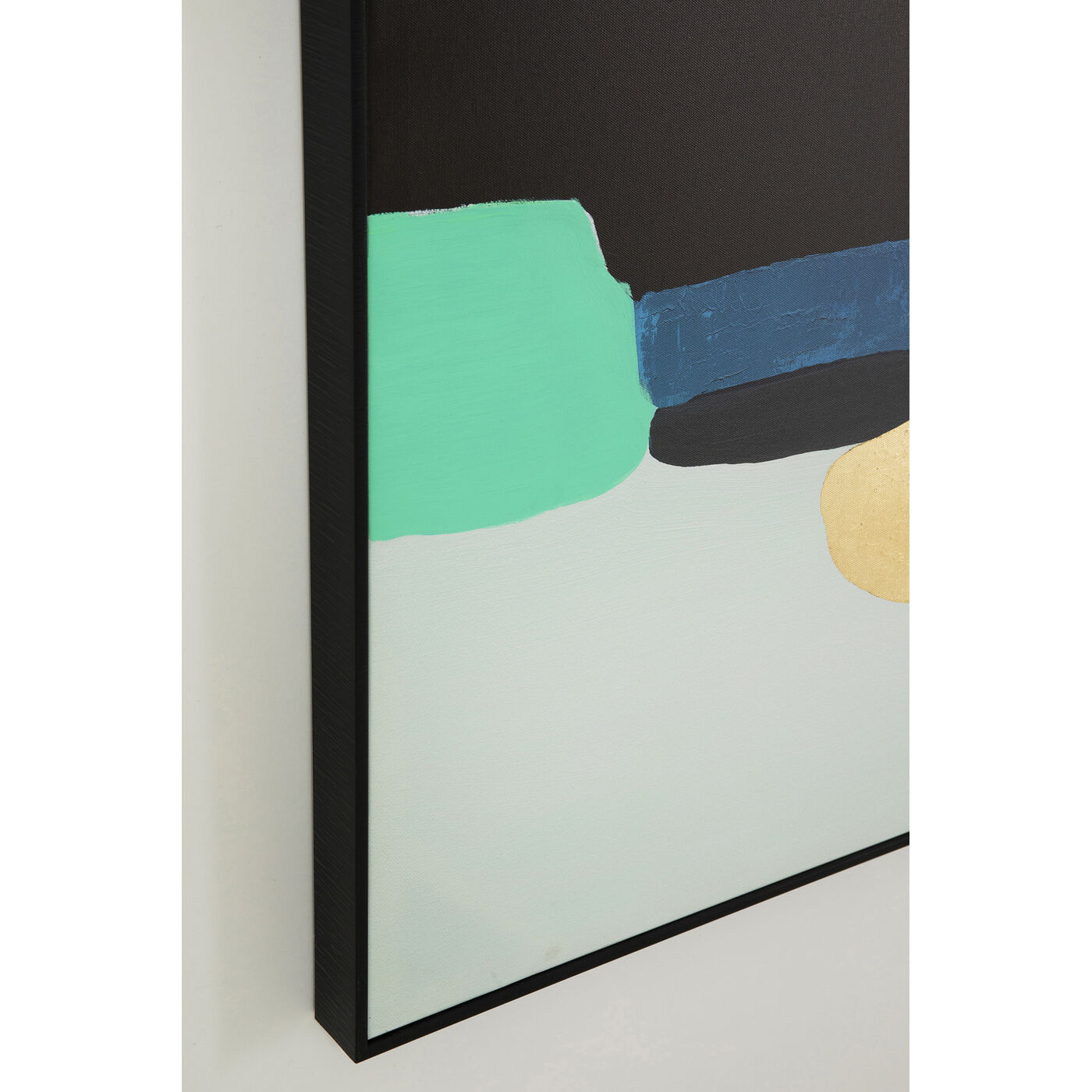 Картина в раме Abstract Shapes Green «Абстрактные формы» 73x143 см, Зелёный