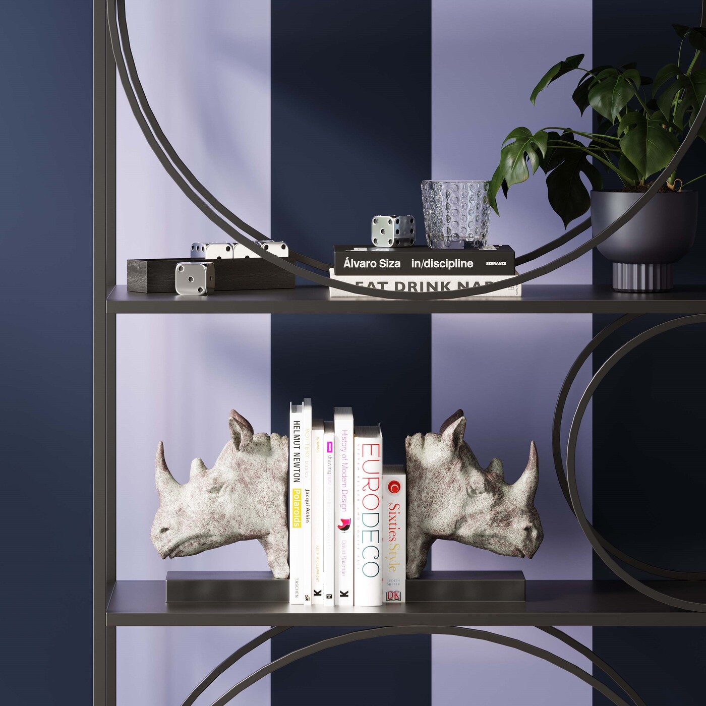 Держатель для книг Rhino «Носорог» (2 шт) от KARE Design