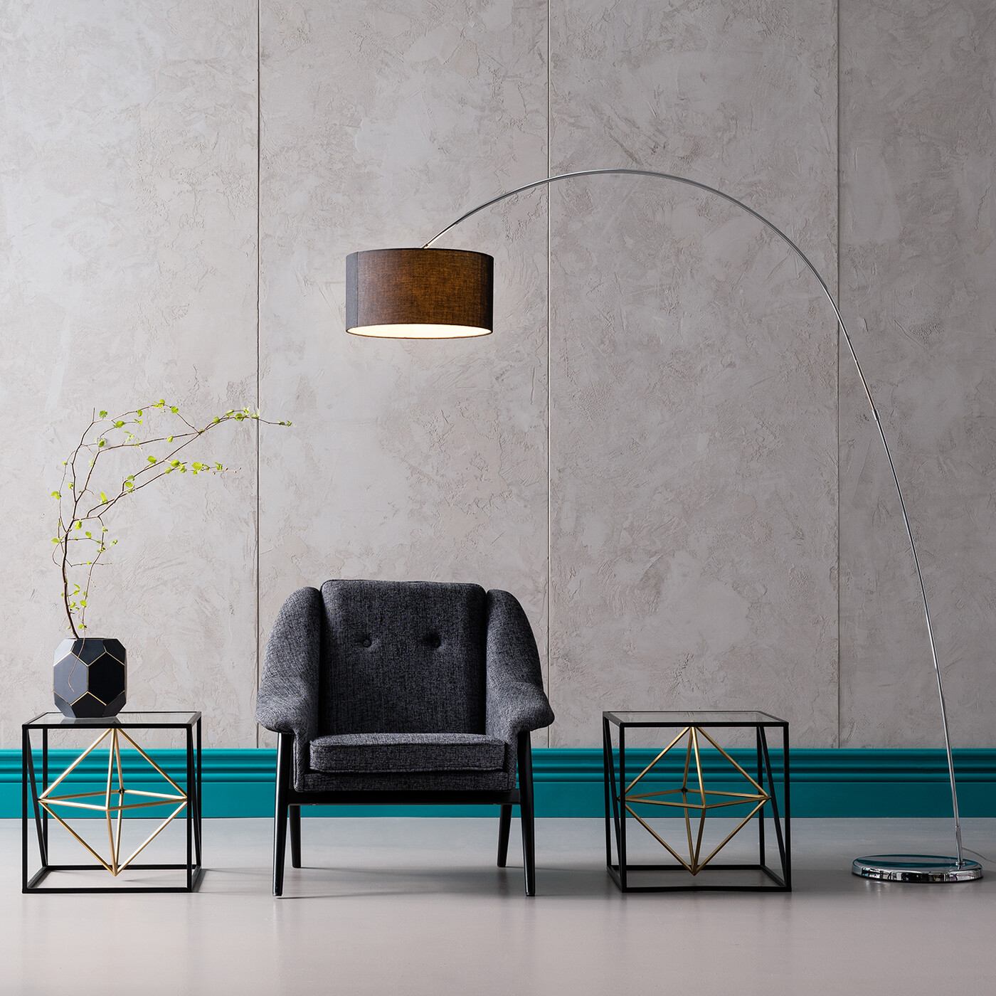 Стол приставной Prisma 45x45 см от KARE Design