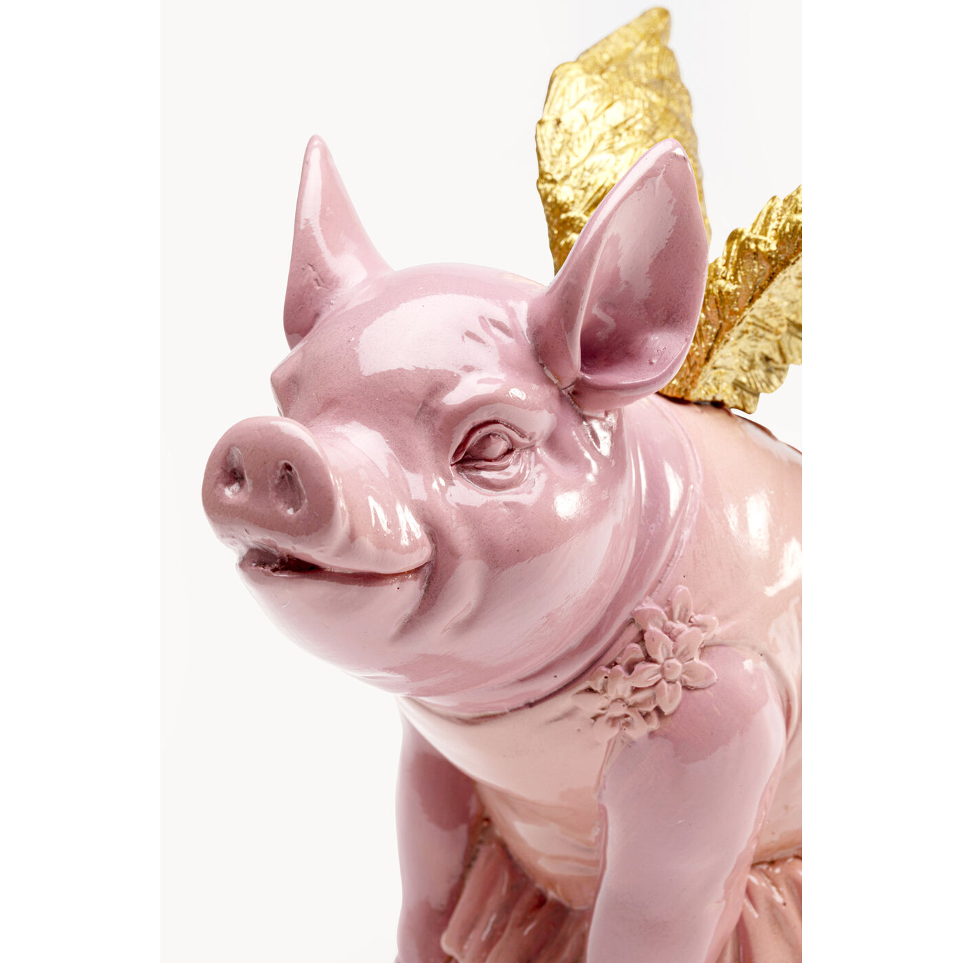 Копилка Flying Pig «Летящая свинья» 15 см, Розовый от KARE Design