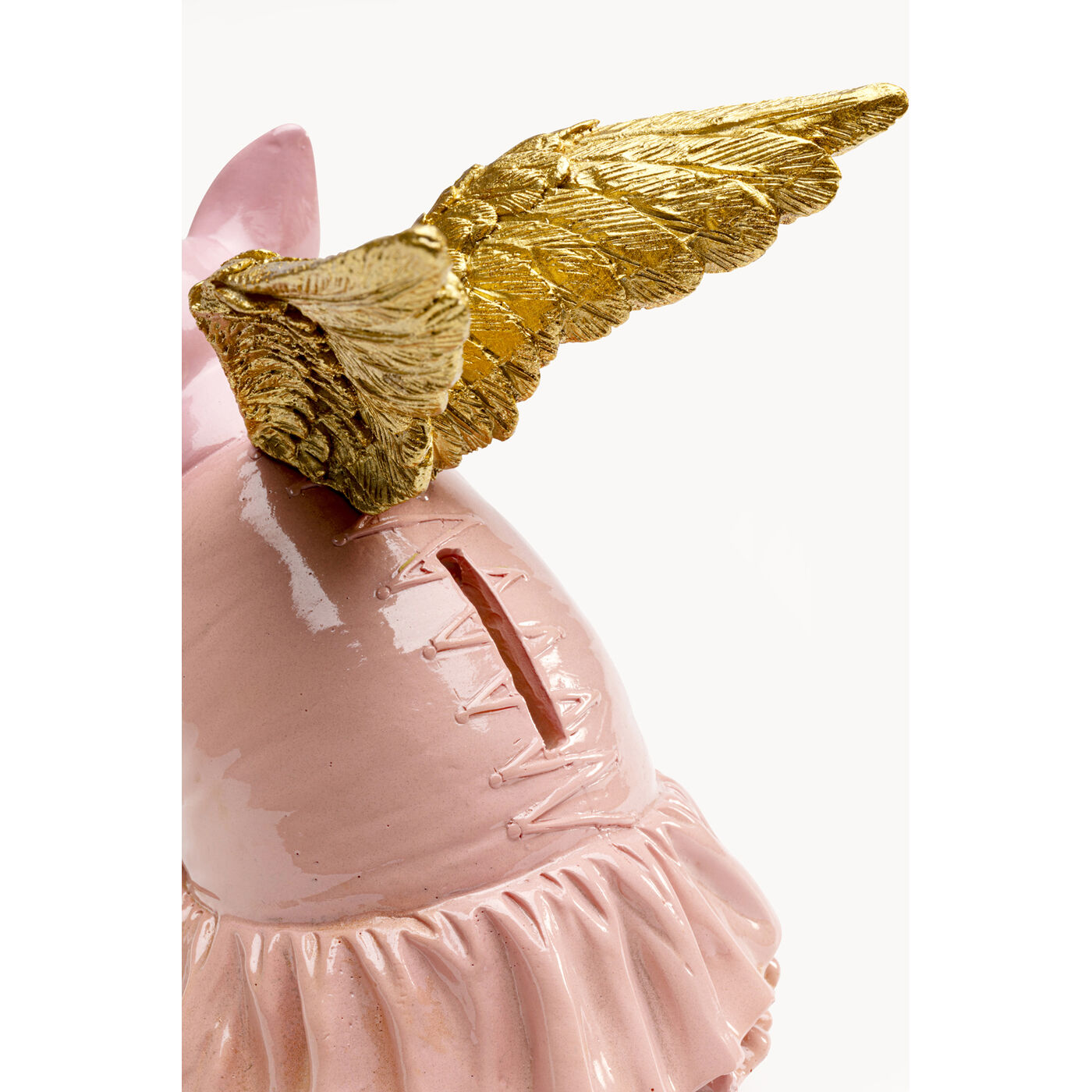 Копилка Flying Pig «Летящая свинья» 15 см, Розовый от KARE Design