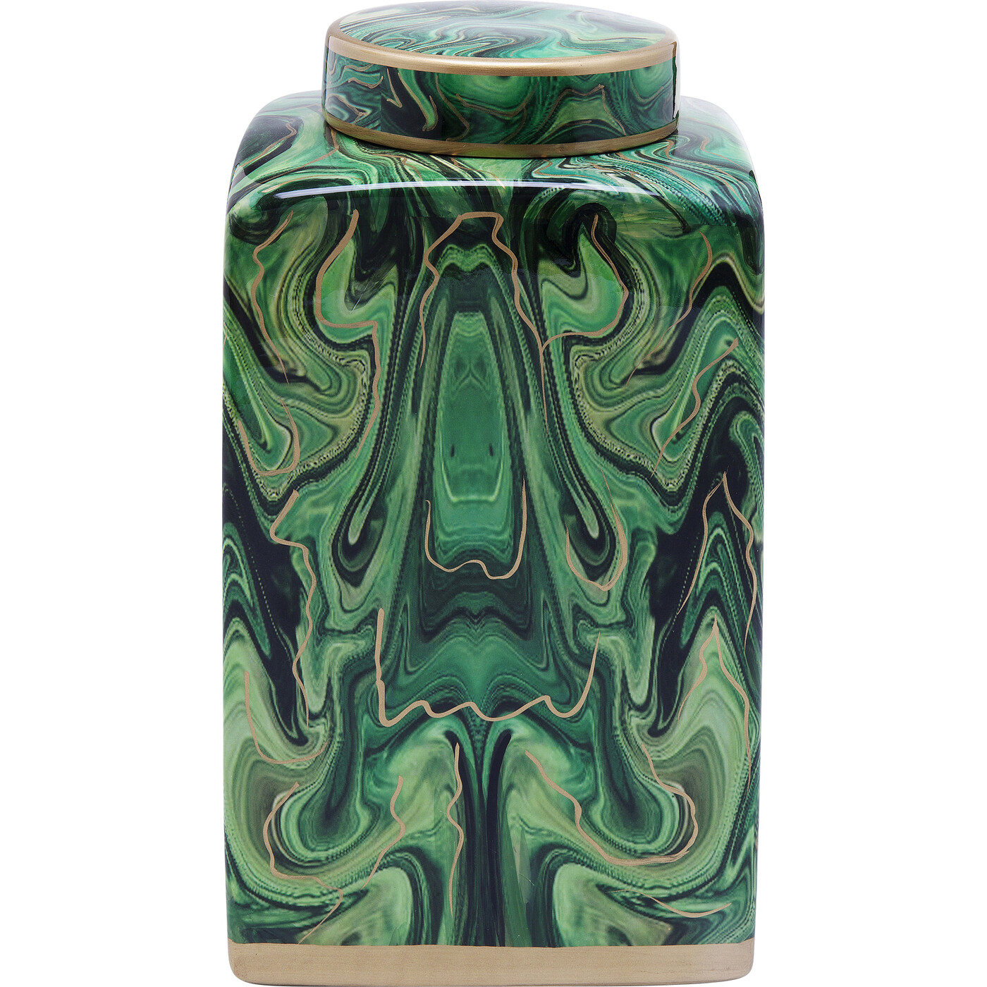 Банка декоративная Malachite «Малахит» 42 см от KARE Design