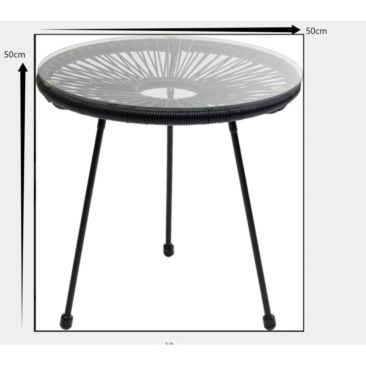 Стол приставной Acapulco Nature от KARE Design