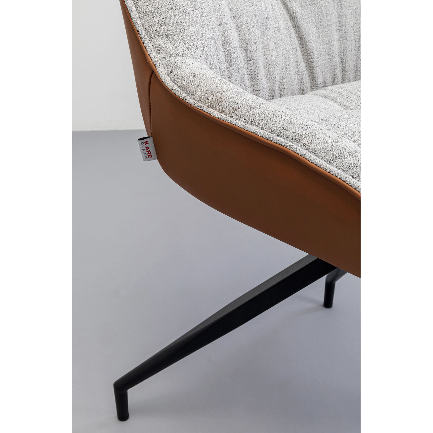 Кресло вращающееся Lori Grey Brown от KARE Design