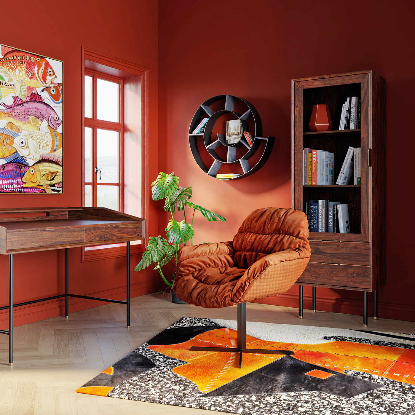 Шкаф-витрина Ravello 170x55 см от KARE Design