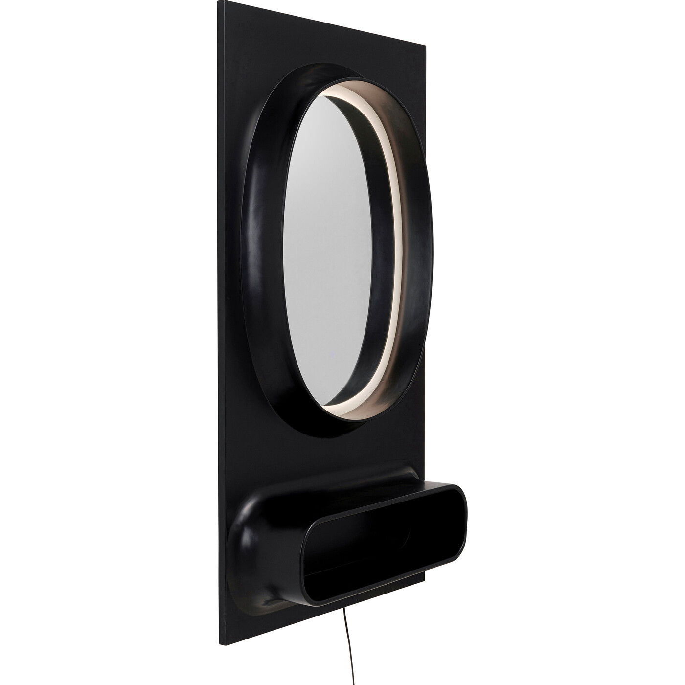 Зеркало настенное  KARE x Karim Rashid Aero LED Black 80x141 см от KARE Design
