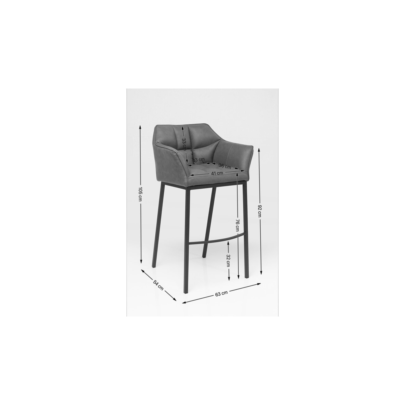 Стул барный Thinktank Quattro от KARE Design