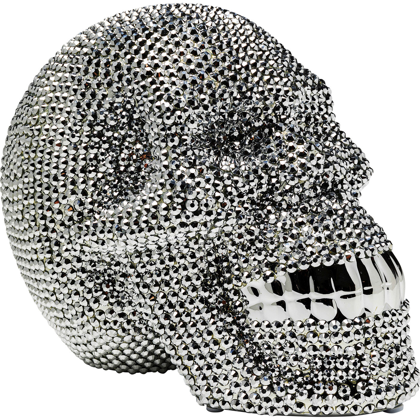 Копилка Skull Crystal «Кристальный череп», Серебряный от KARE Design