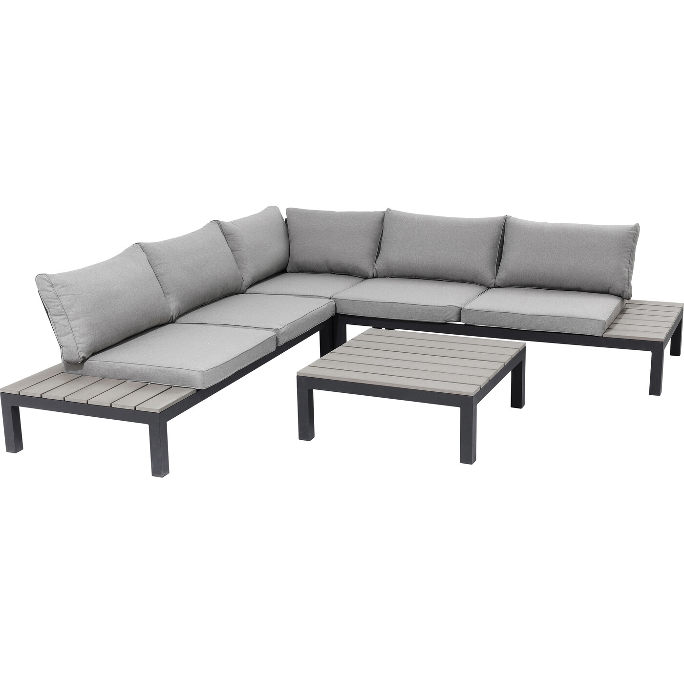 Диван уличный Holiday Black (4-предмета) от KARE Design