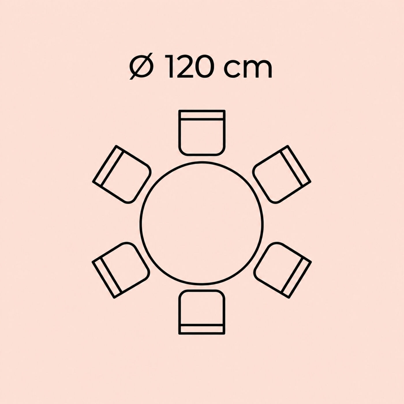 Стол Invitation Round Ø 120 см от KARE Design