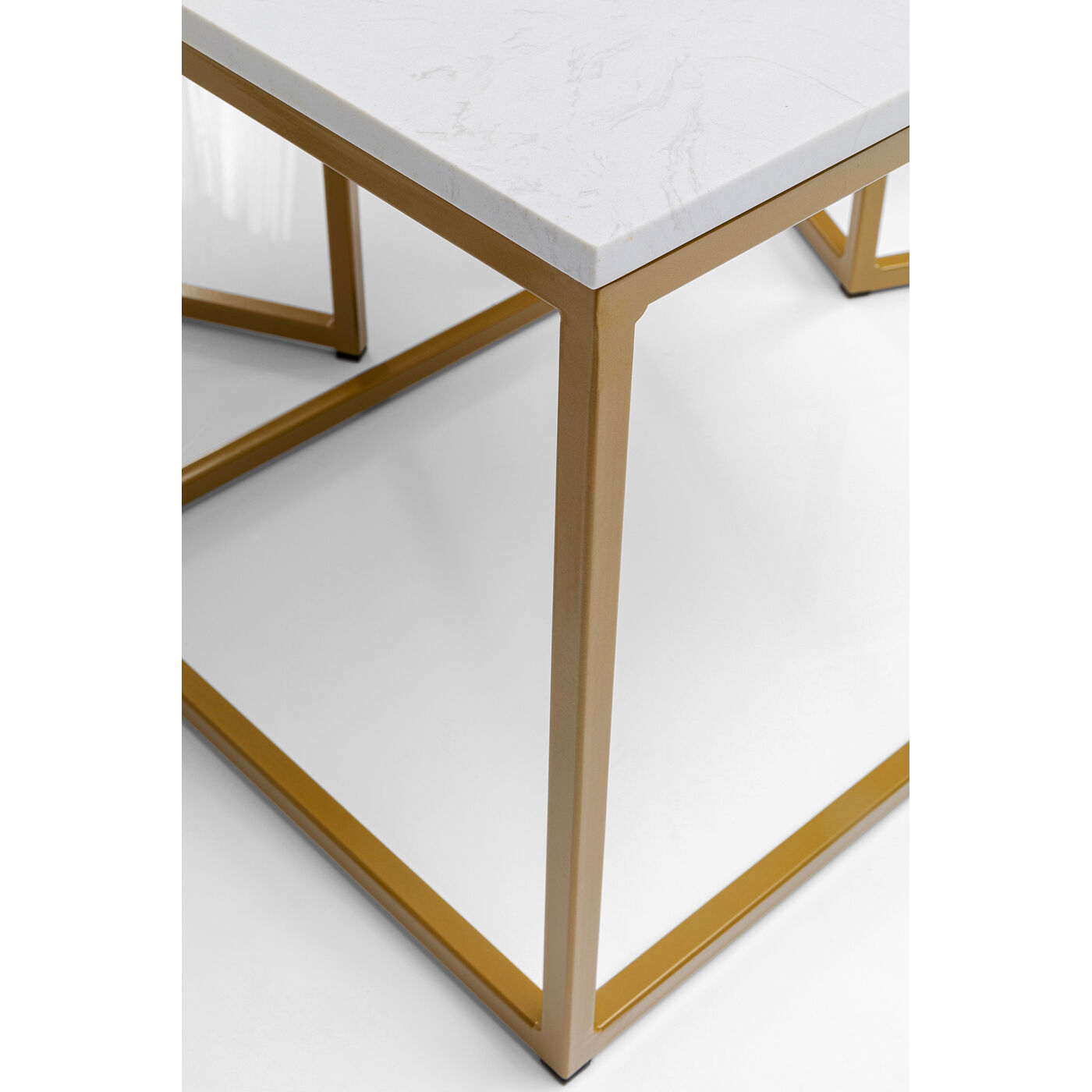 Стол приставной Key West Marble Gold (3 шт) от KARE Design