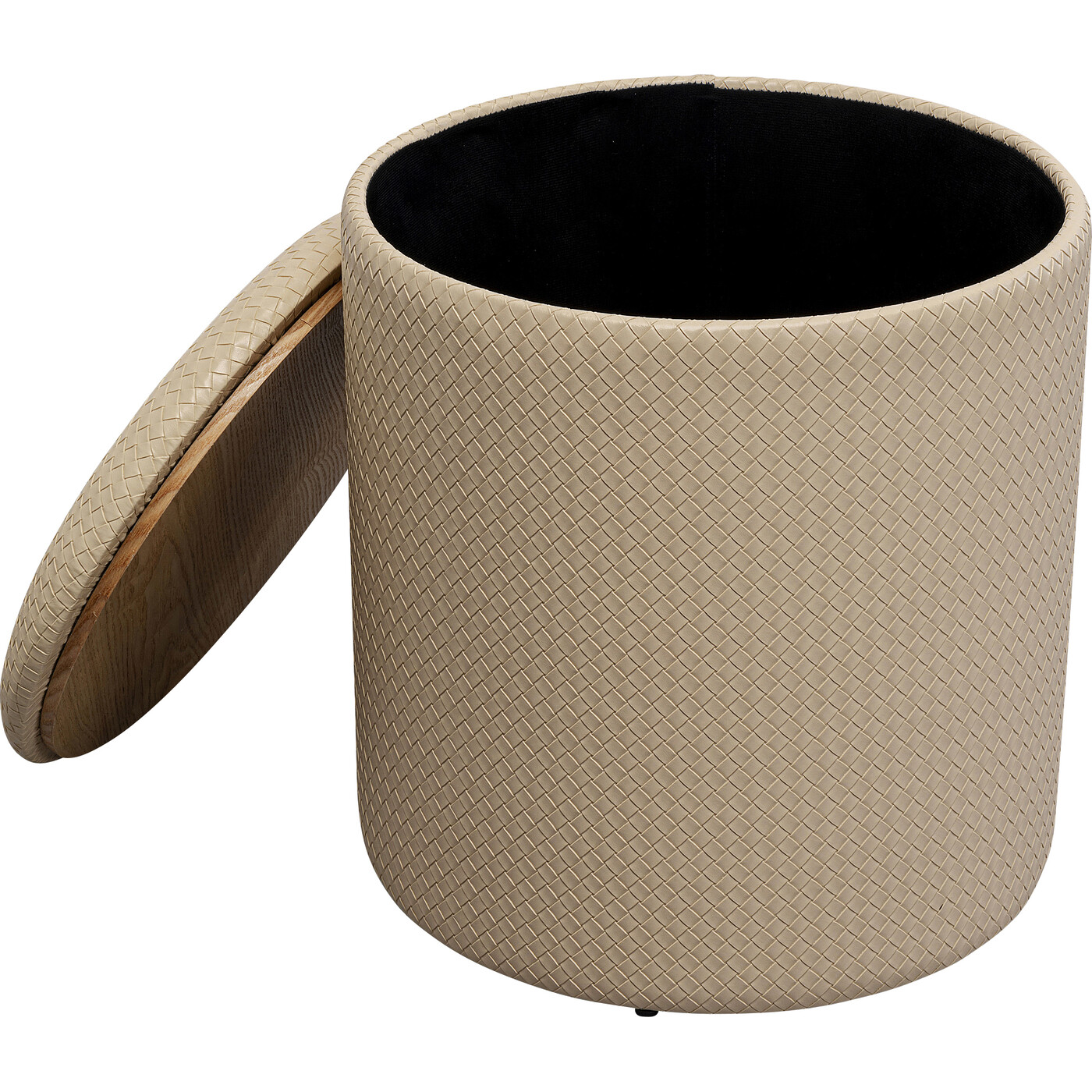 Пуф Venezia Storage Beige Ø40 см от KARE Design