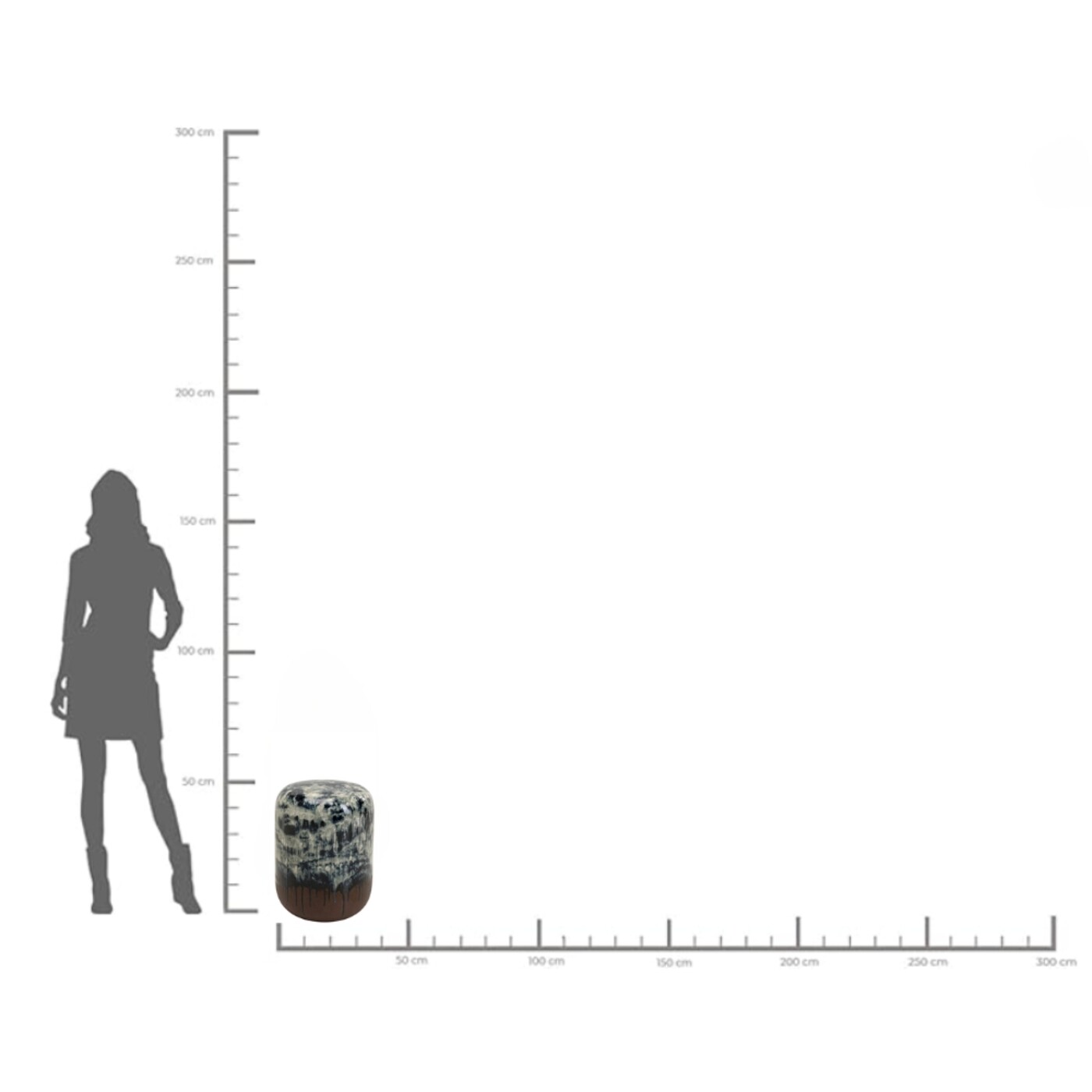 Стол приставной Misty Ø35cm от KARE Design