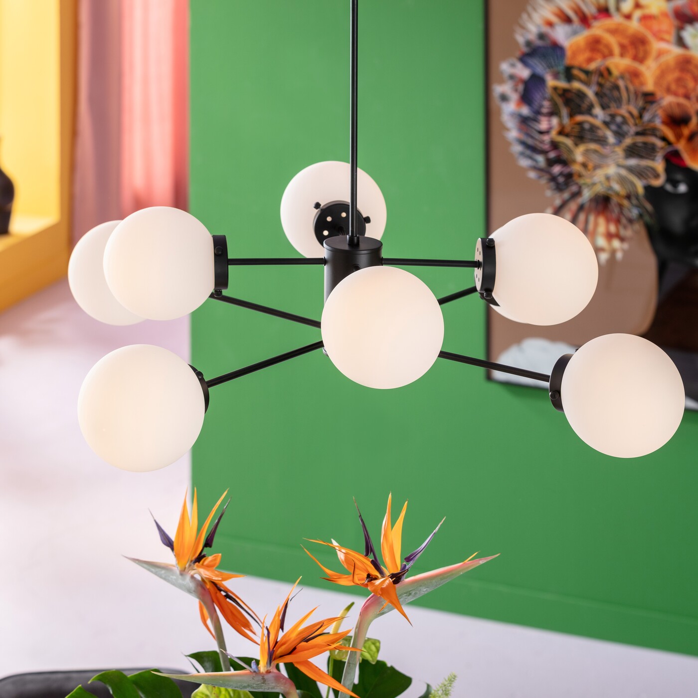 Светильник подвесной Heavenly Black Ø98 см от KARE Design