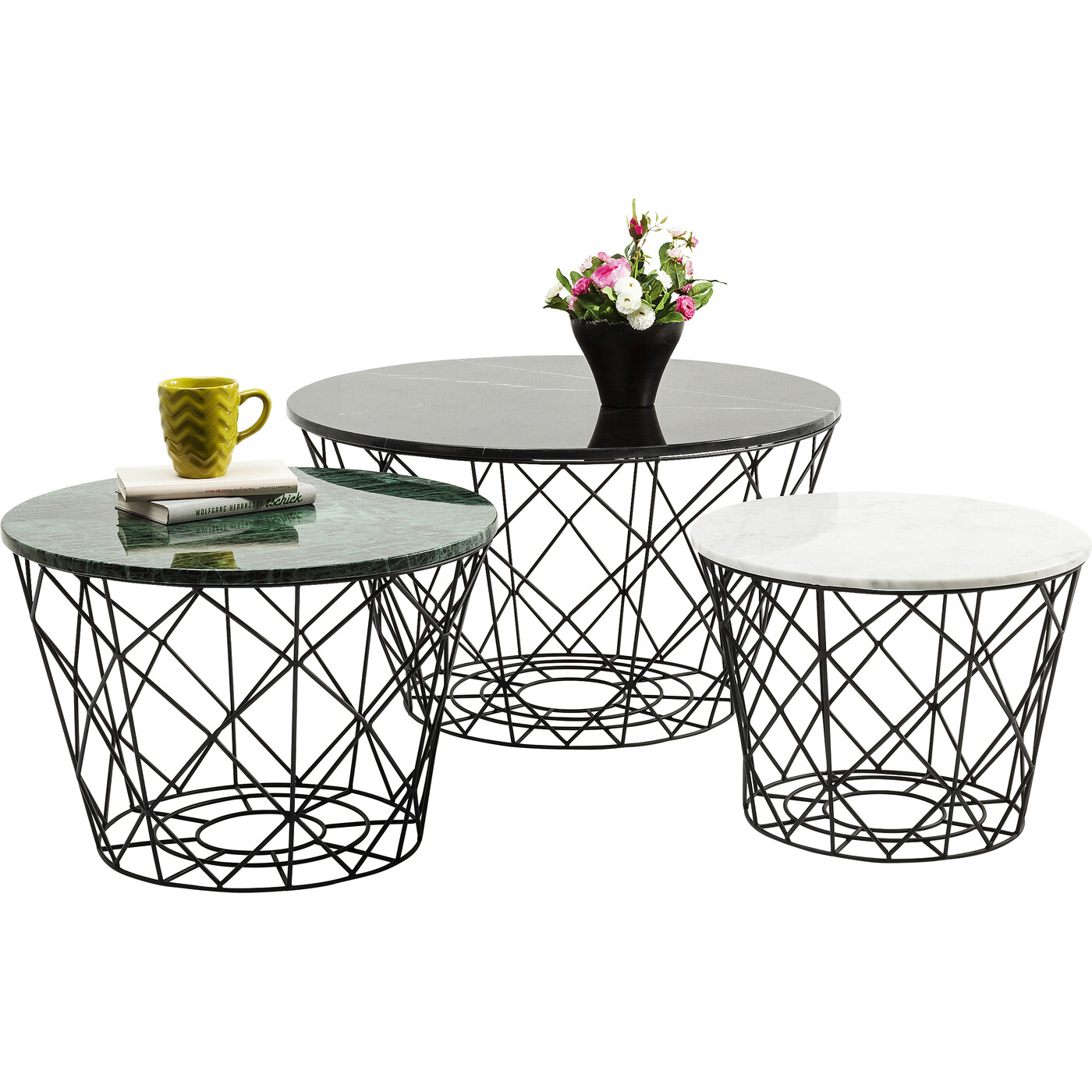 Стол кофейный East Round (3 предмета) от KARE Design