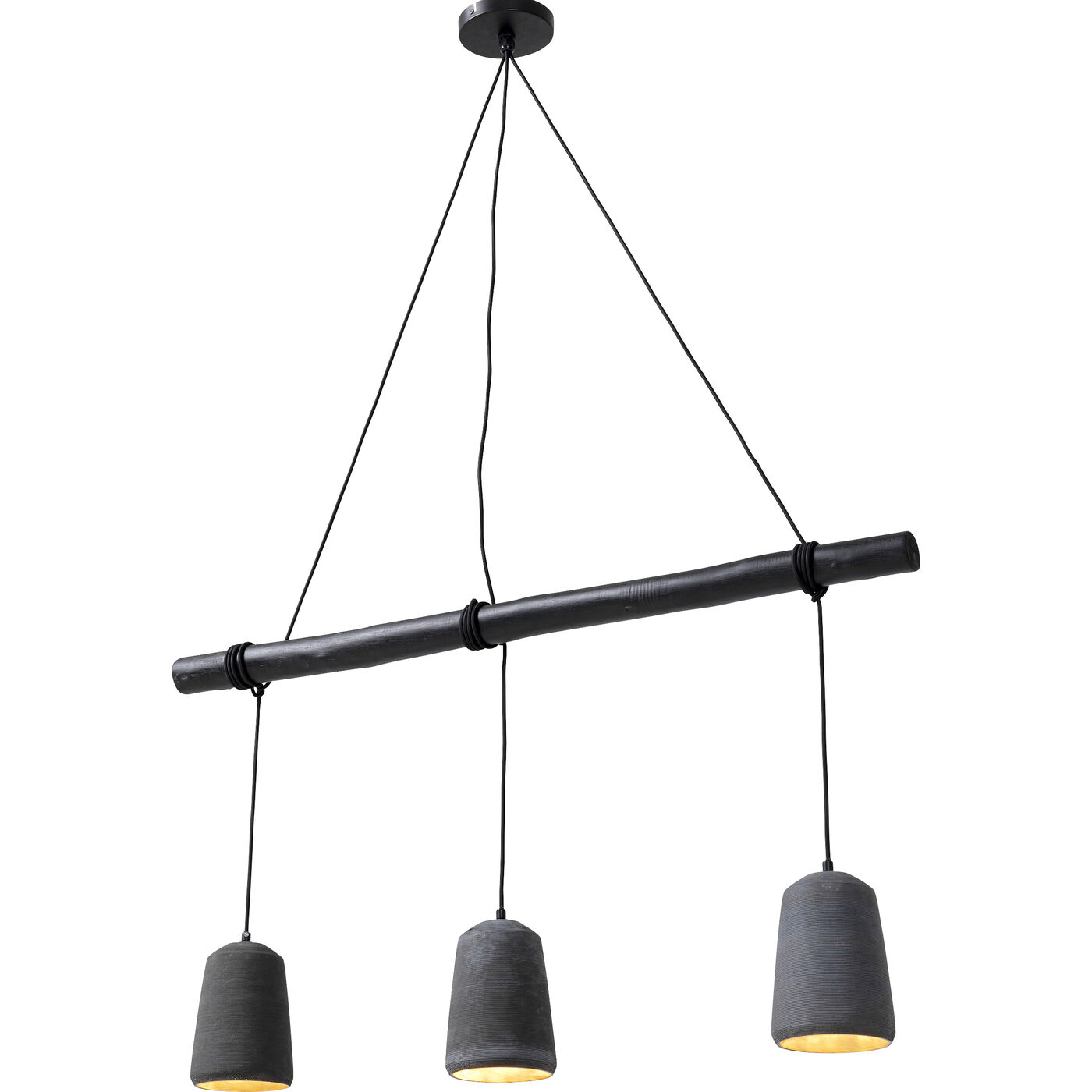 Светильник подвесной Dining Concrete Black Tre от KARE Design
