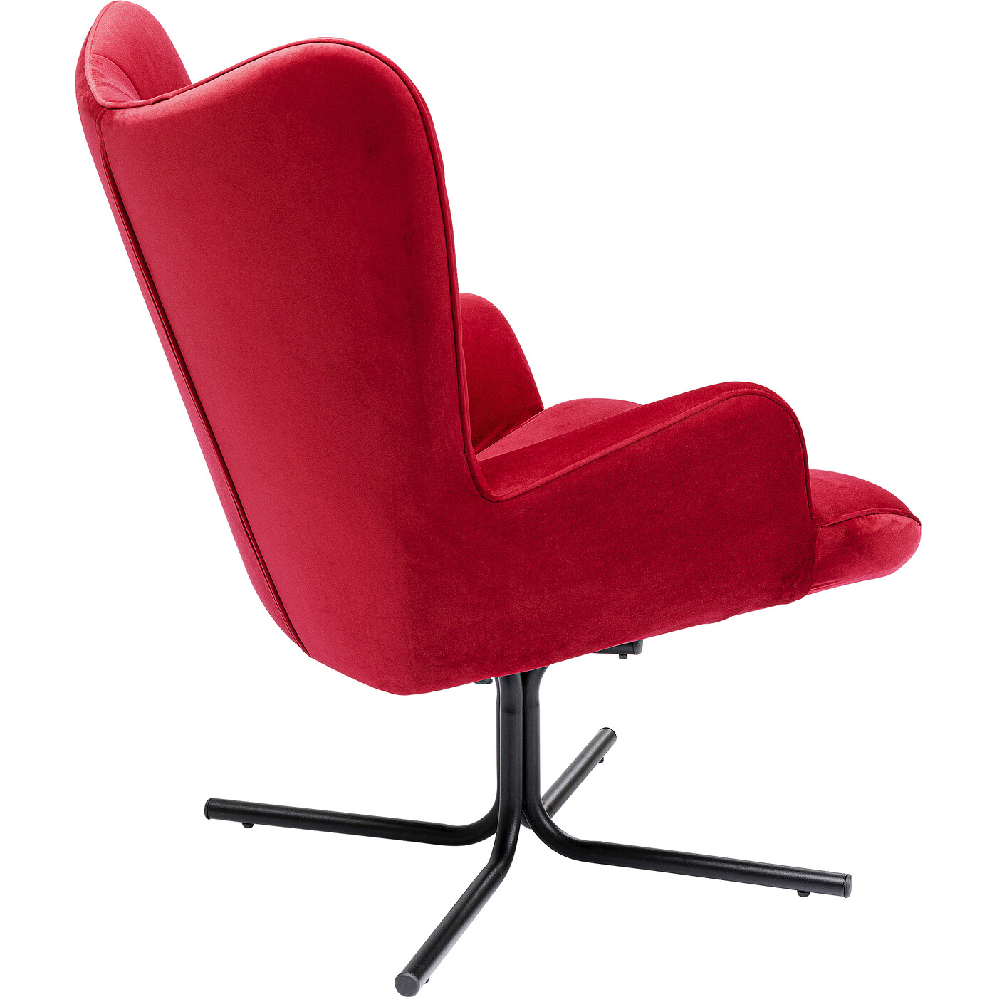 Кресло вращающееся Oscar Velvet Red от KARE Design