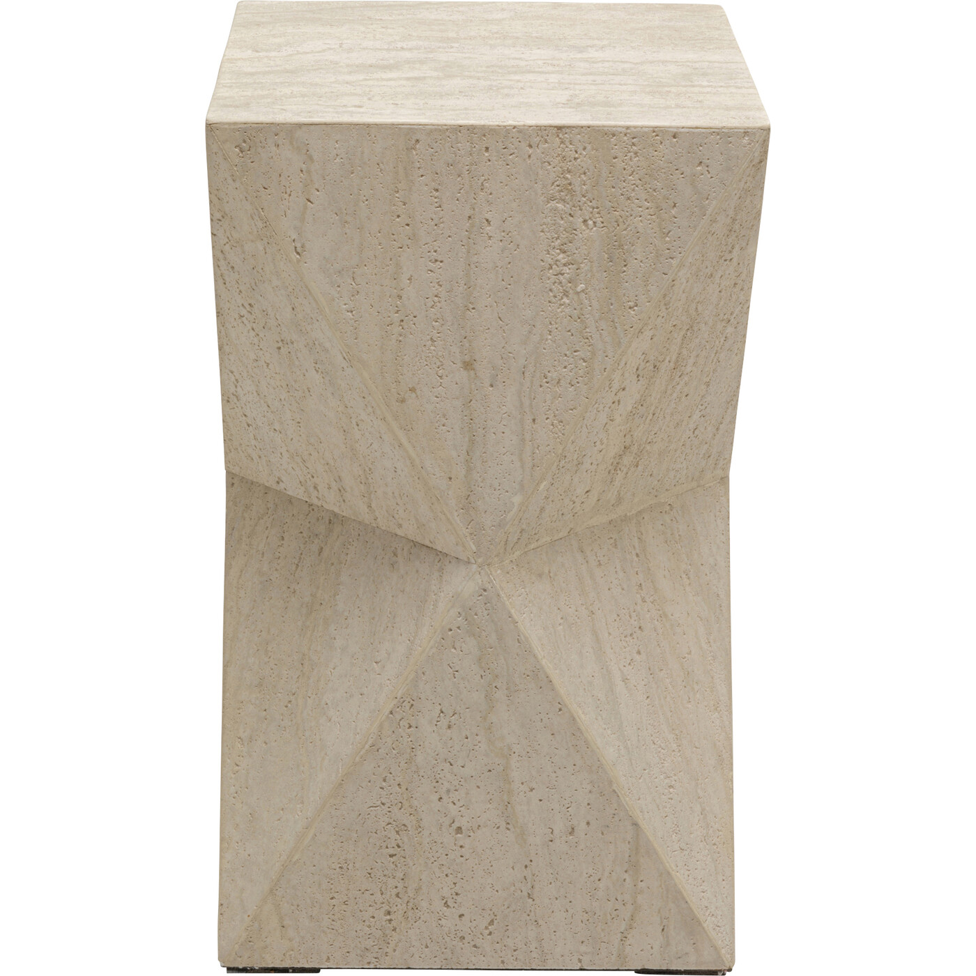 Стол приставной Luxury Triangle Travertine 54cm от KARE Design