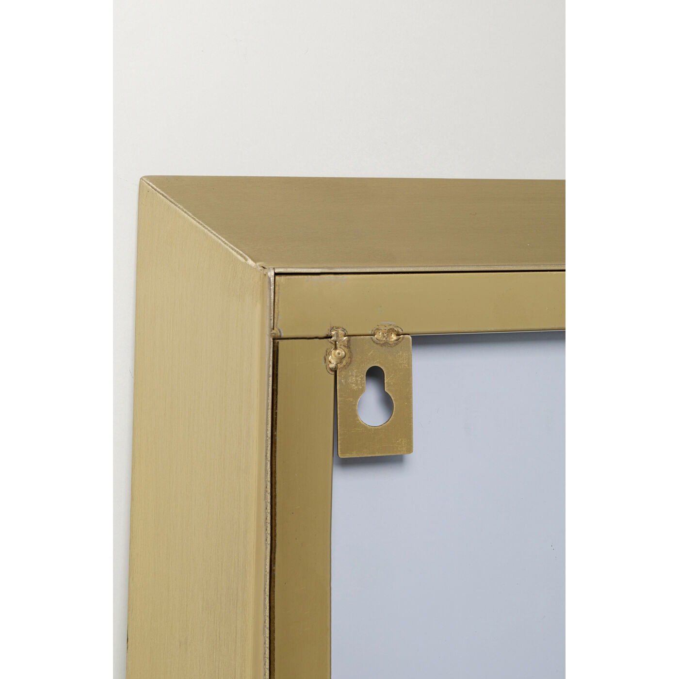 Зеркало настенное Arezzo Brass Trapez 65(45)x160 см от KARE Design