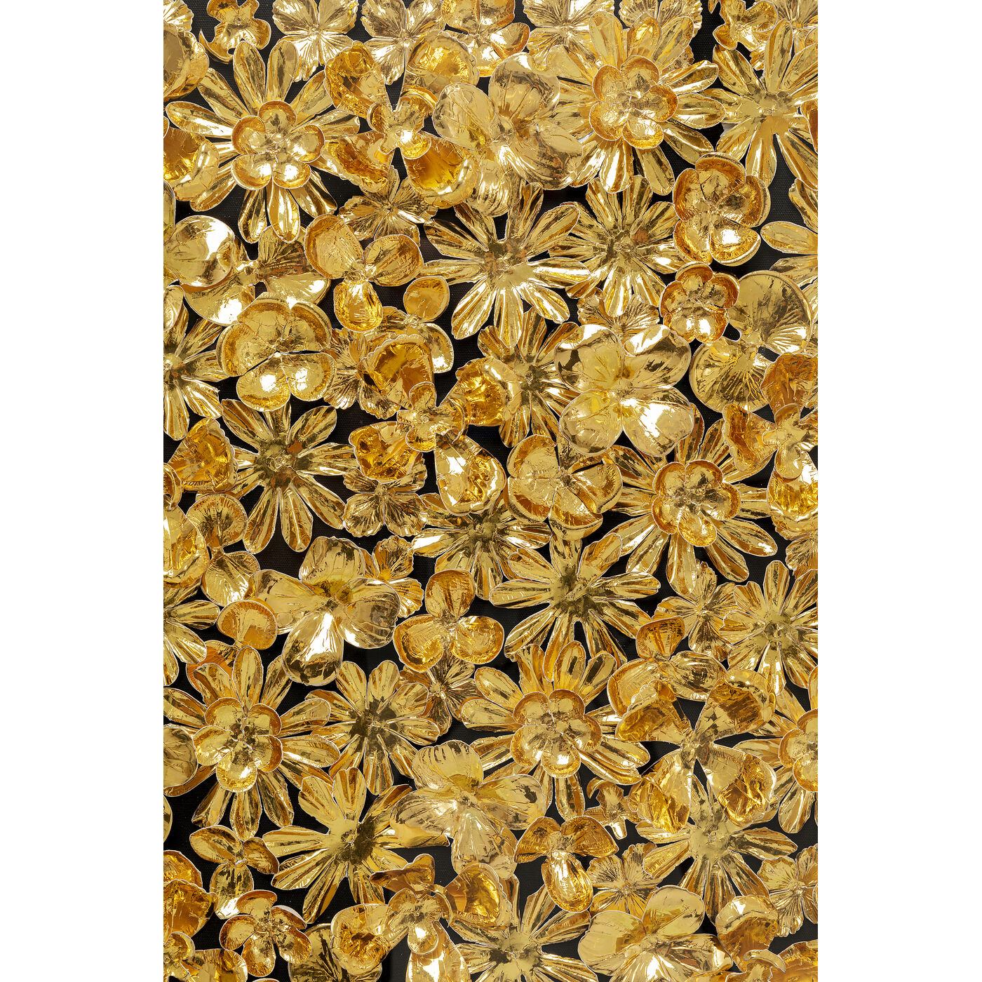 Панно настенное Gold Flower «Золотые цветы» 80x80 см